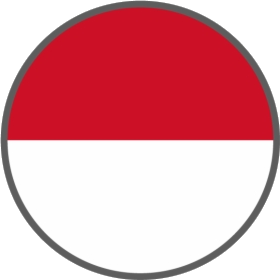 Select country (currently Indonesia)